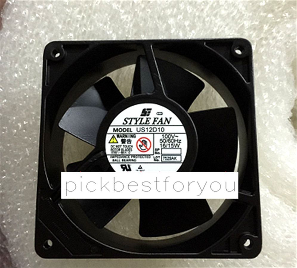 STYLE FAN US12D10 AC100V 16/15W 120*120*38MM high-temperature fan #M326A QL