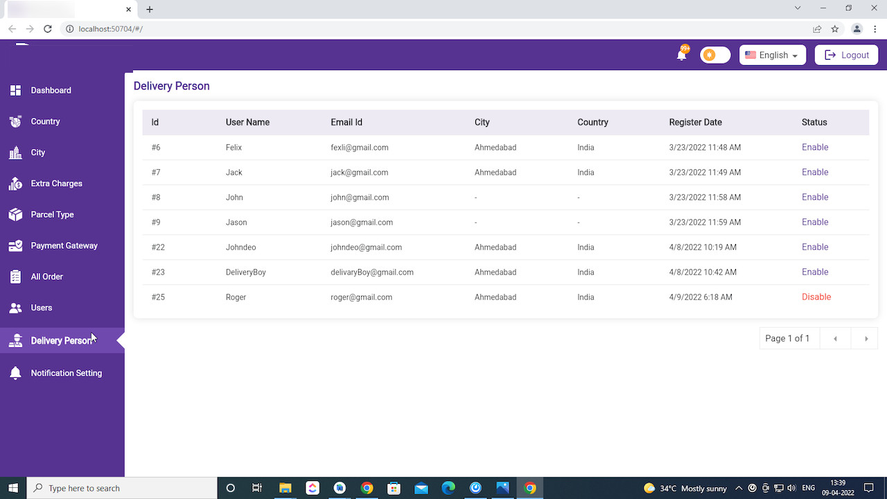 Drovia – On-Demand Delivery System Flutter App | Android + iOS | Admin Panel
