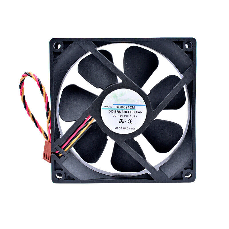 DSB0912M 92mm DC12V 0.19A 3pin Cooling fan for computer case CPU power supply
