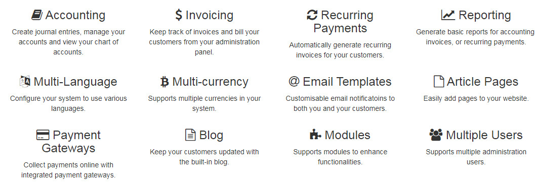 Fully Featured Accounting and Invoicing Solution