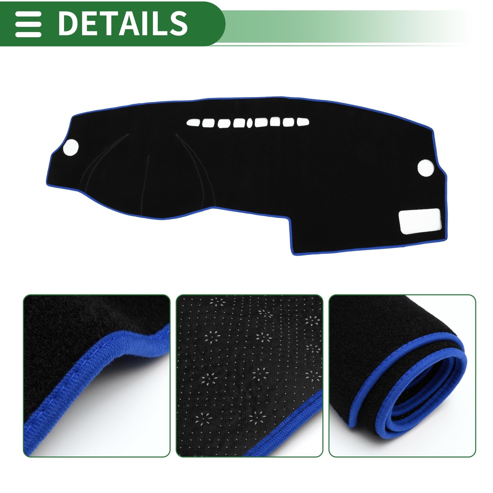 Motoforti Dash Cover, Non-Slip Dashboard Carpet Mat for Volkswagen Golf 4 MK4…