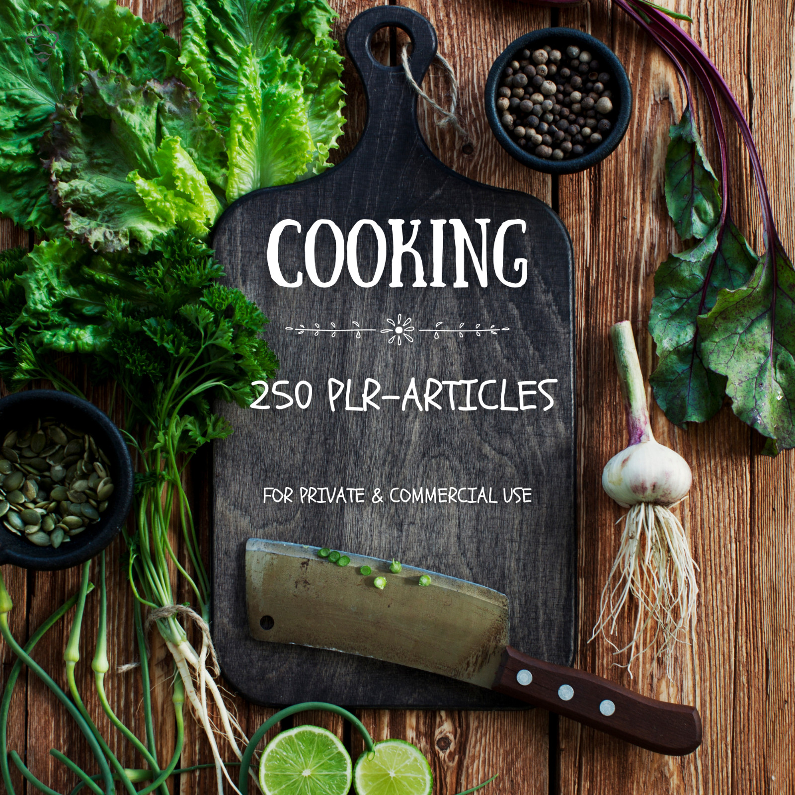 250 PLR articles on cooking (EN)