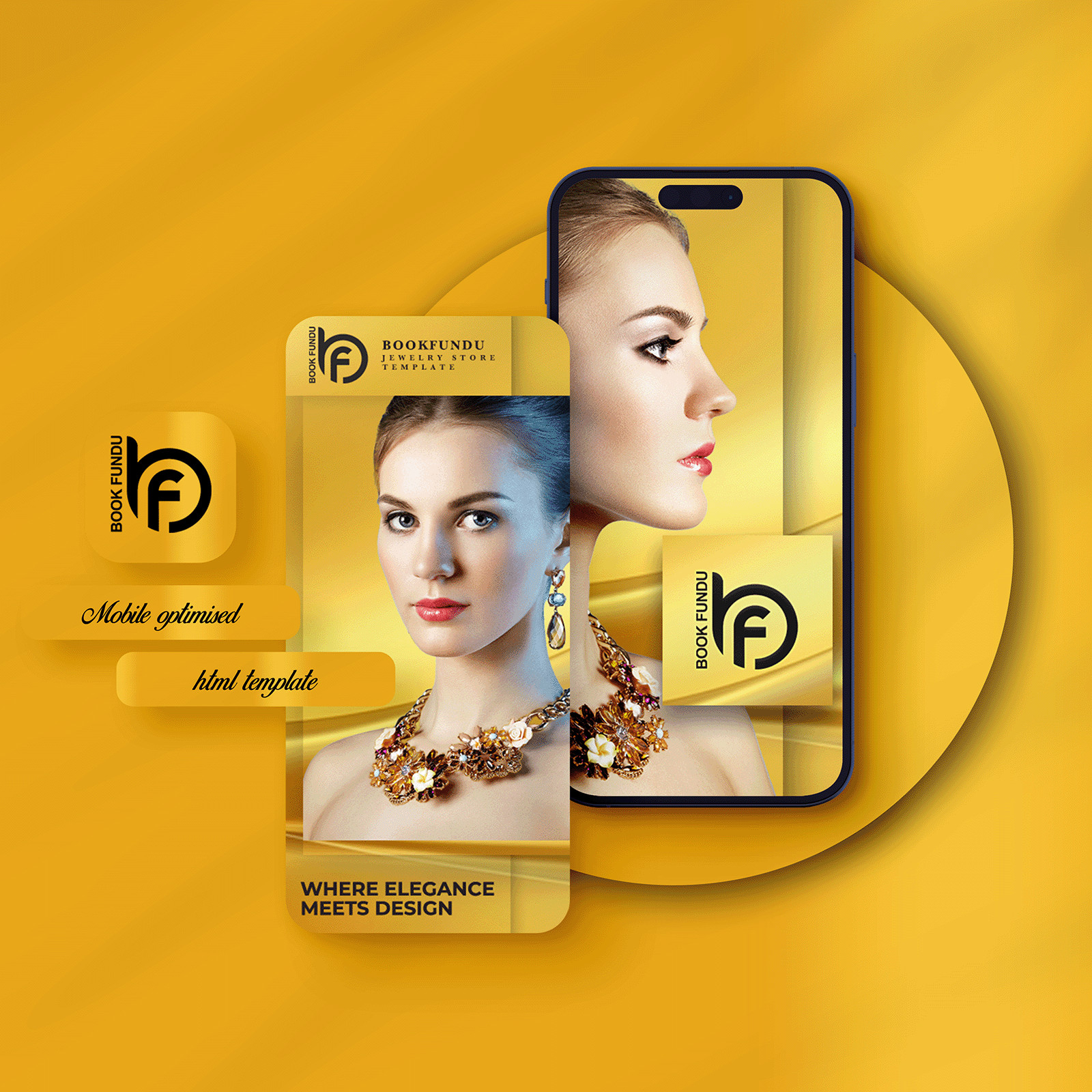 Luxury Gold-Themed eBay Template | Customizable For Any Business | Responsive