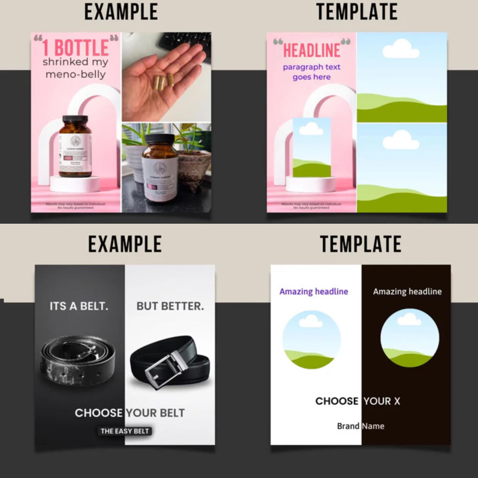 600+ High-Converting Static Ads Canva Templates | Bonus 1000+ Social Media