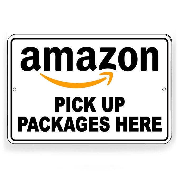 Online Order Pick Up Packages Here Sign / Decal Drop Off Deliver I301