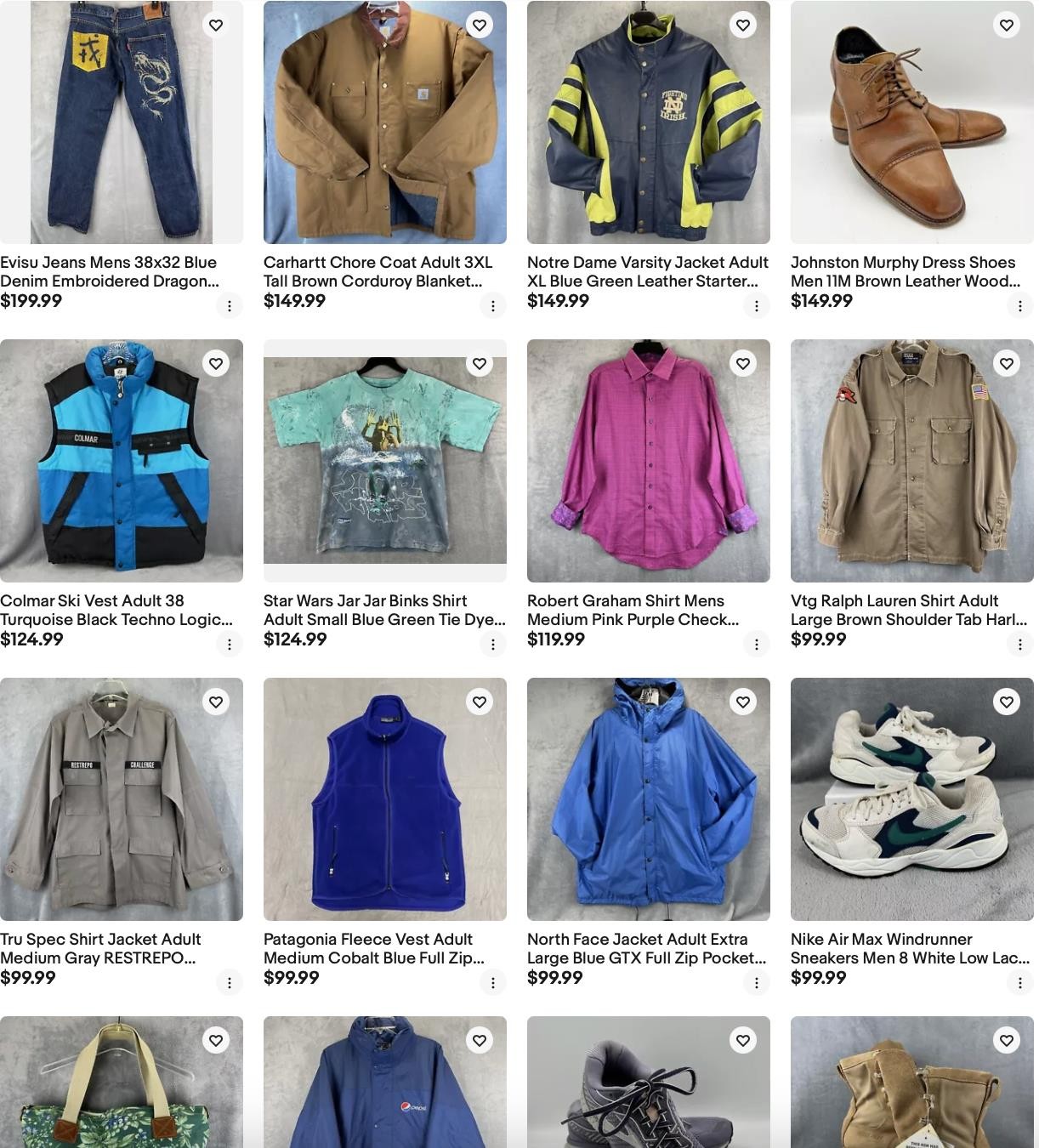 eBay Store Online Clothing Business Inventory System Photo Listings Turnkey $48k