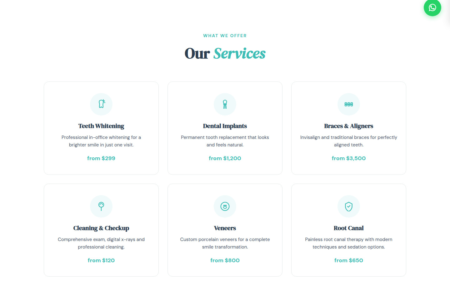 Dental Clinic Website – Professional HTML Landing Page – Medical – Responsive