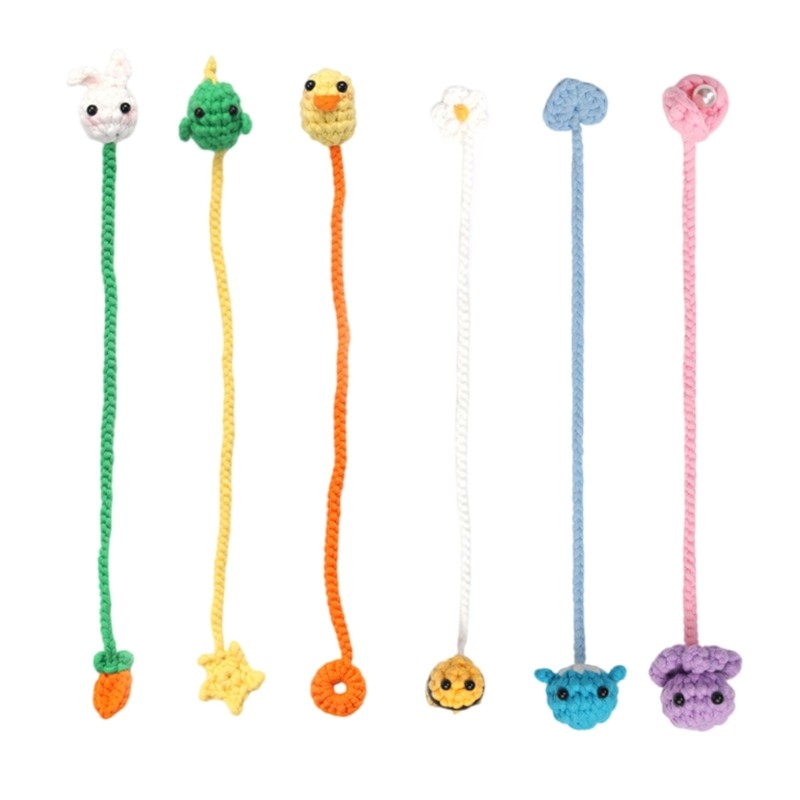 Crochet Bookmarks Knitting Supplies with Step-by-Step Video Tutorial Instruction