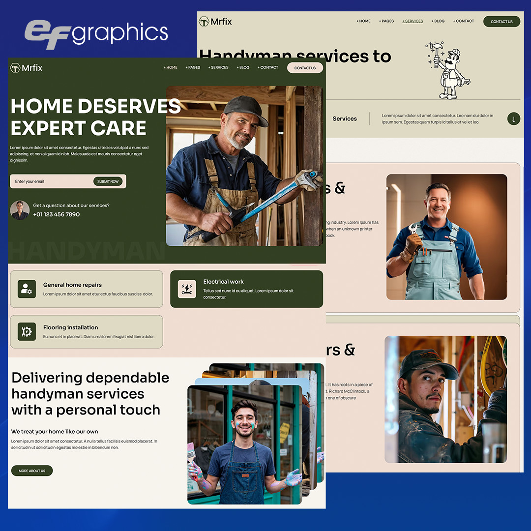 CUSTOM WEBSITE DESIGN PACKAGE – PROFESSIONAL & MOBILE READY