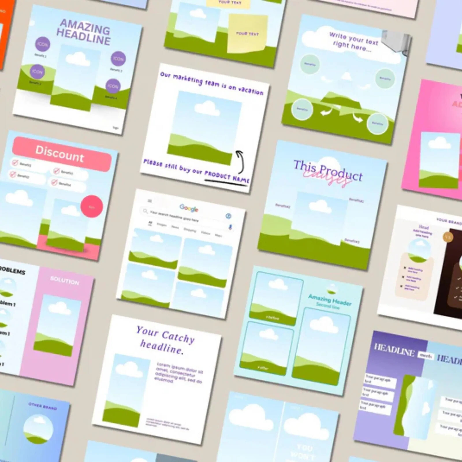 600+ High-Converting Static Ads Canva Templates | Bonus 1000+ Social Media
