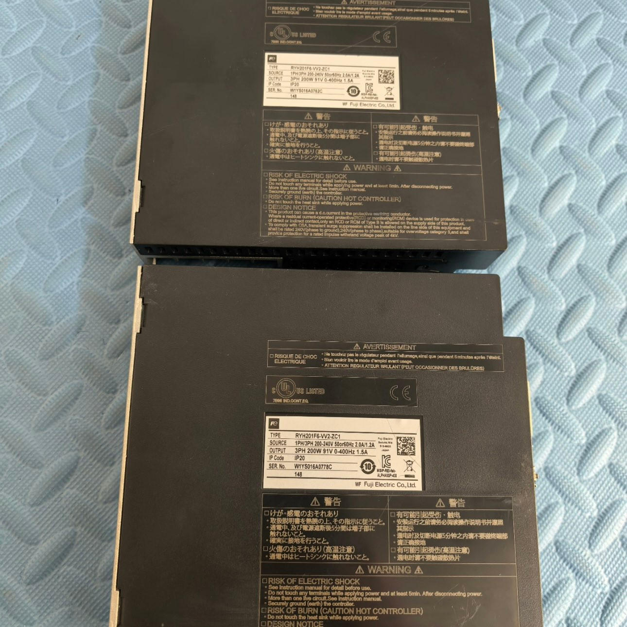 USED Fuji servo drive RYH4201F6-W2-ZC