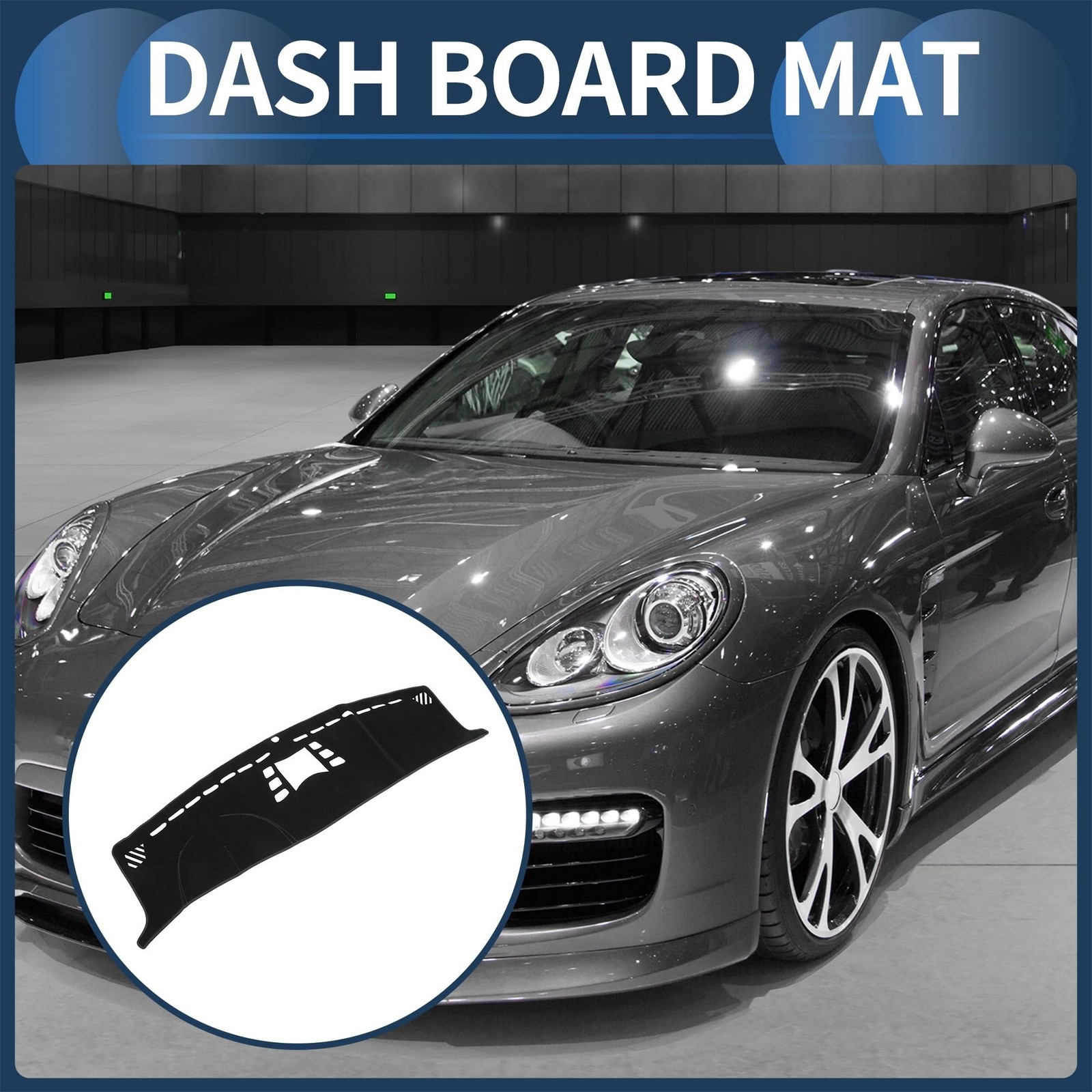 Dash Cover, Center Console Non-Slip Dashboard Carpet Mat for Porsche Panamera…
