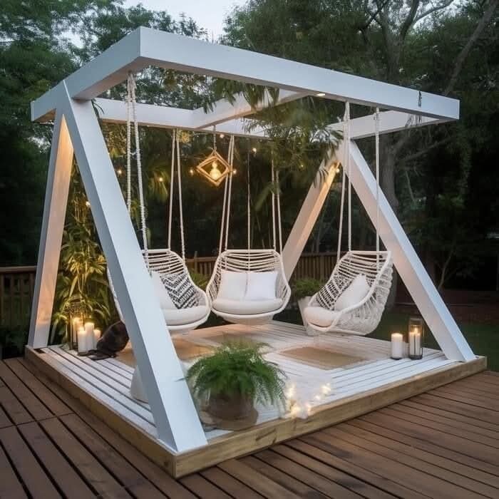 Outdoor living space, inviting and stylish, Beautiful pergolas designs,