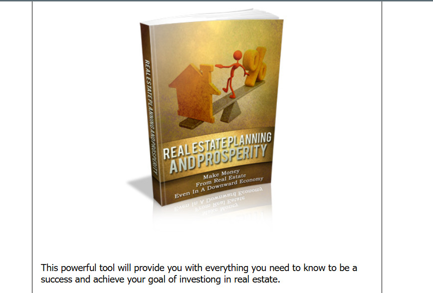 Real Estate eBooks , Guides, Website Pages w/MRR License