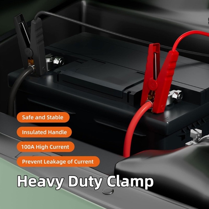 Jump Start Cable For Vehicles Instantly Power Recovery Battery Jump Starter