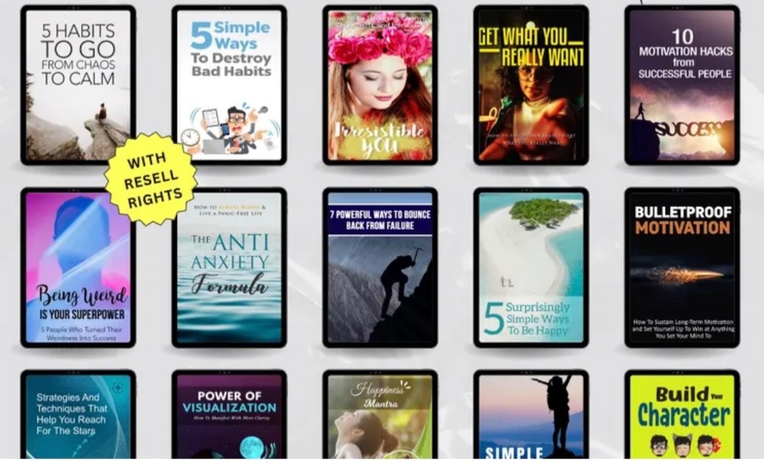 400 Self Motivation e-books