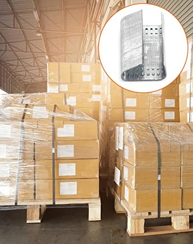 500 QWORK Metal Seals for 5/8 inch Steel Strapping Packaging Pallet Banding Clip