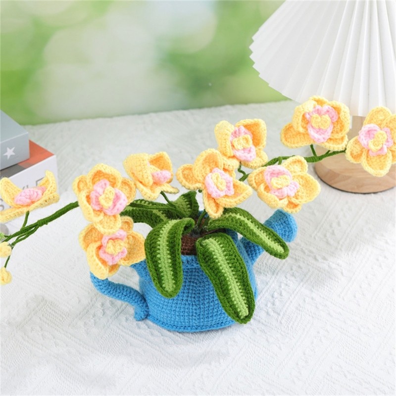 Beginners Crochet Kits DIY Plant Crochet Yarn Set Animal Crochet Kits for Kids