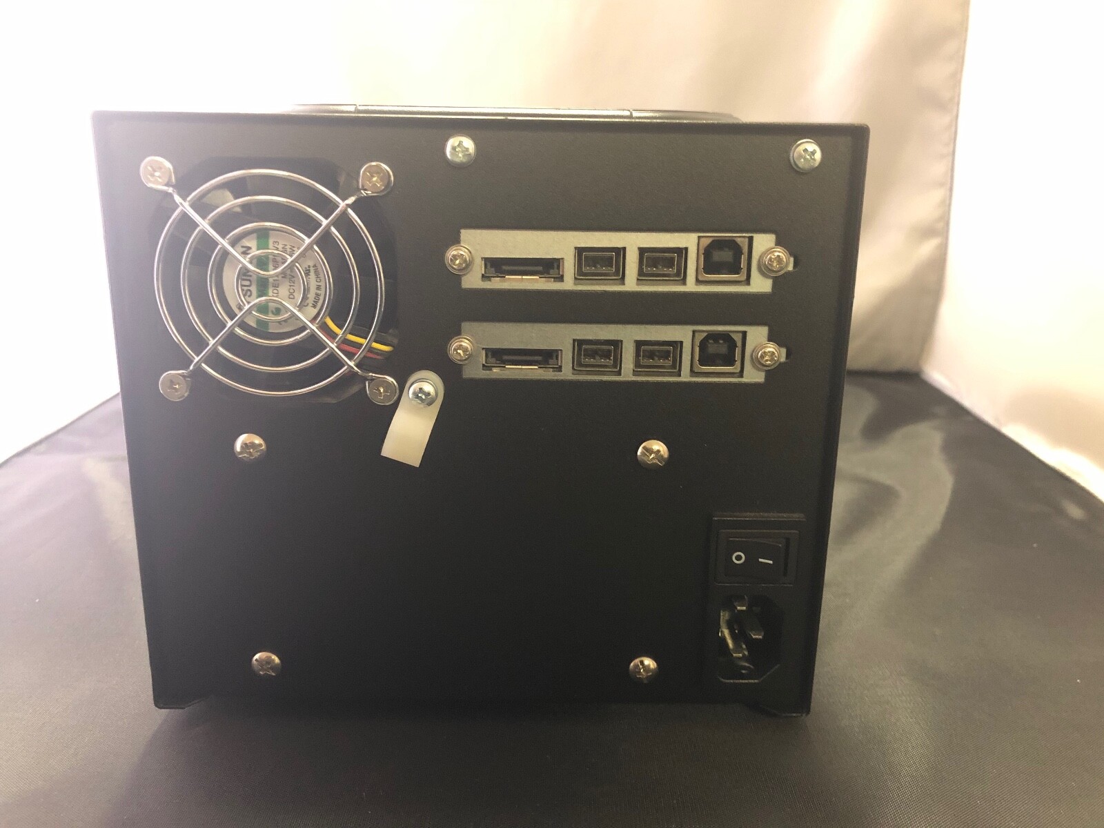 Wiebetech RTX220-QJ 2 Bay Tray-Free Drive Enclosure ESATA Fw800 Fw400 Usb2 