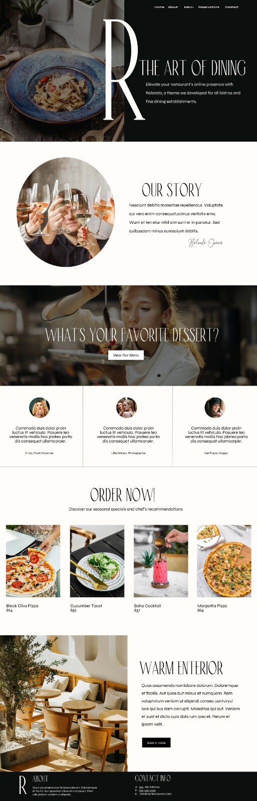 Custom WordPress Website – Pizza site, Burger/Taco site, Restaurant site, Bakery