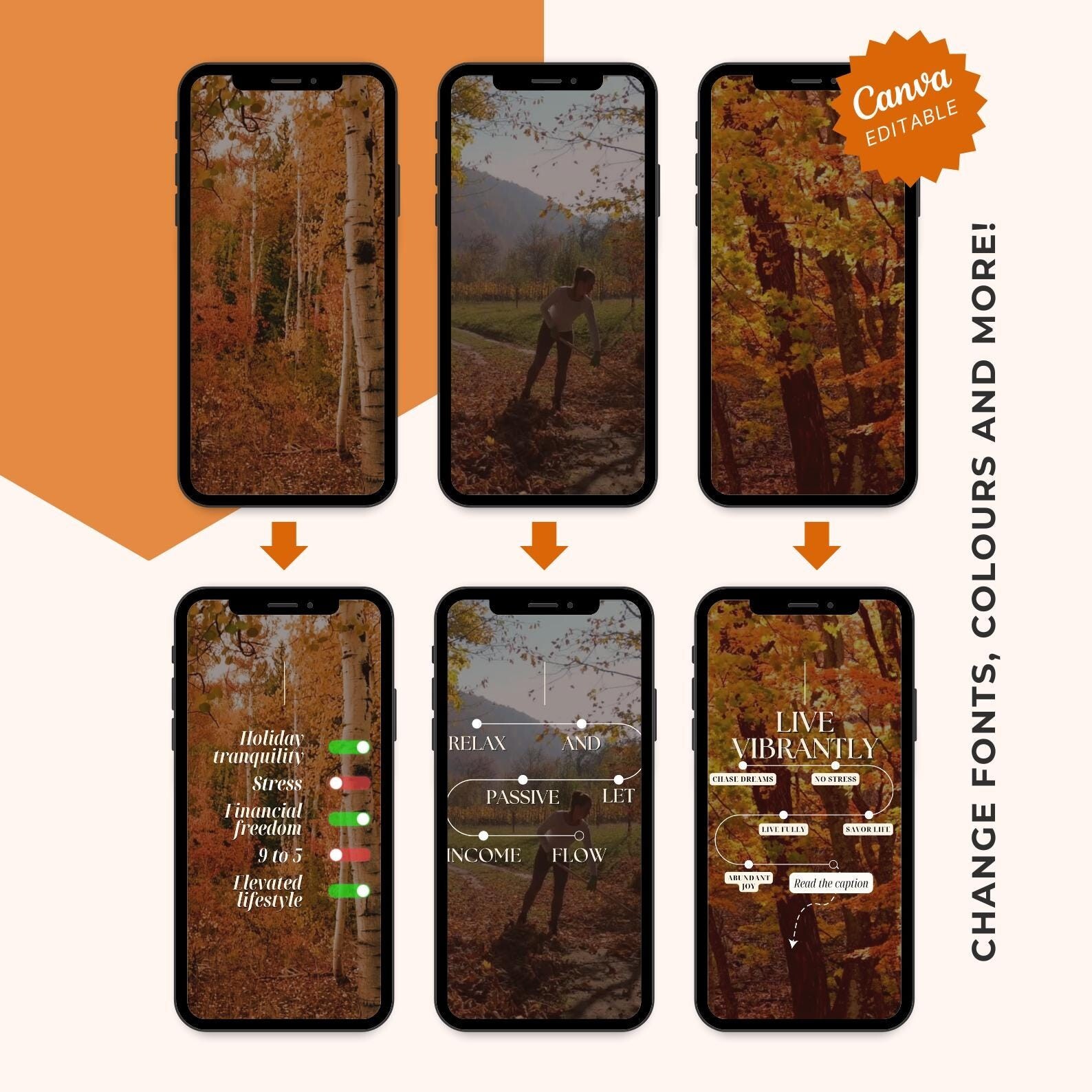350+ Cozy Fall Aesthetic Faceless Reels – MRR Bundle