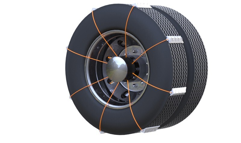 PATENT FOR SALE US 8,651,153 B2 “DEVICE FOR INCREASING TIRE FRICTION AND…”