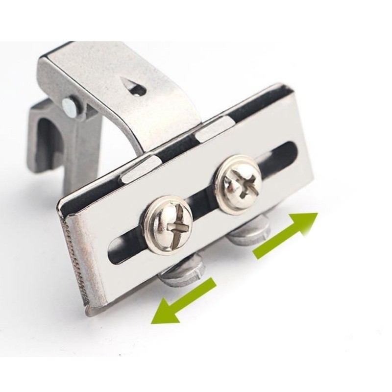 Left Right Adjustable Lace Tape Guide Presser Foot for Lace Rubber Tape Webbing
