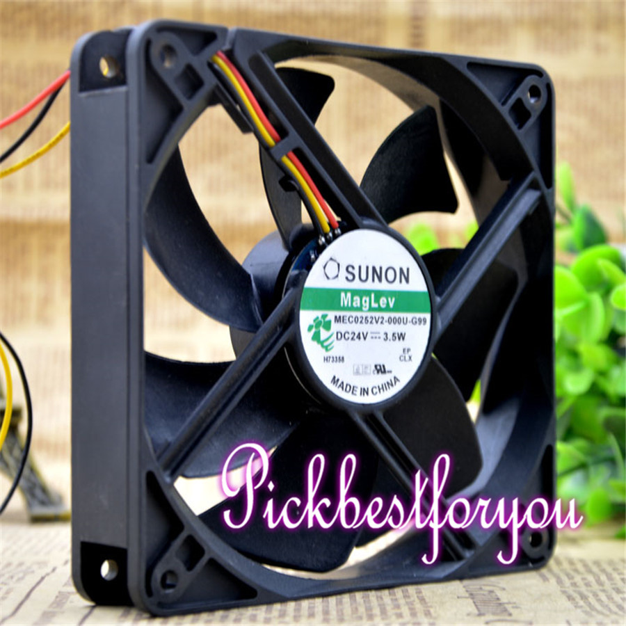 SUNON MEC0252V2-000U-G99 24V 3.5W 12025 Inverter cooling fan #MS08 QL