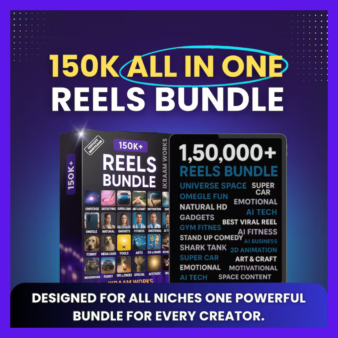Digital Product Bundle for Resale: 100M+ Items, Planners, Ebooks, Reels & More!