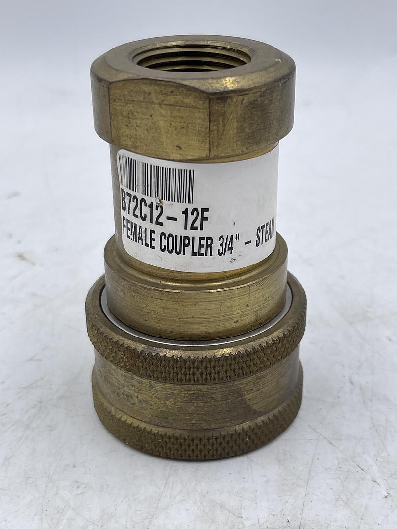 B72C12-12F Female coupler 3/4