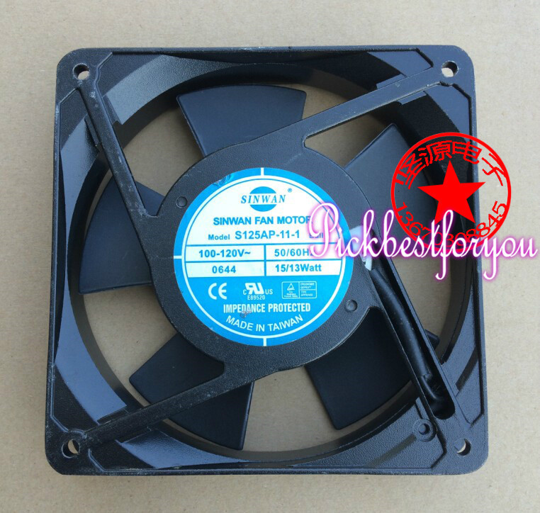Original SINWAN S125AP-11-1 cooling fan AC100/120V 15/13W 120×120×25mm #MY53 QL