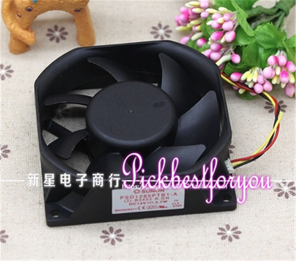 SUNON PSD1285PTB1-A (2).B3452.R.GN DC 12V 3.7W 3 PIN 85x85X25mm FAN #M2328 QL