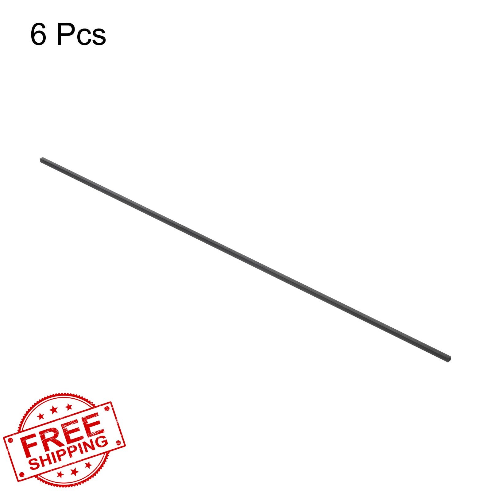 MECCANIXITY 4x3x420mm Carbon Fiber Tube 6 Pcs RC Airplane