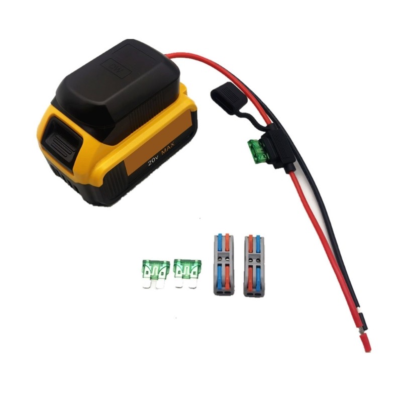 Universals Battery to Device Converters Safe Overloads Protections 12AWG Cable