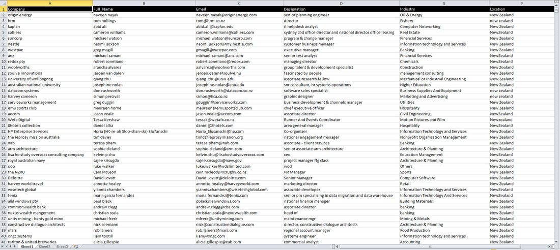 200 k New Zealand business Email Database verified