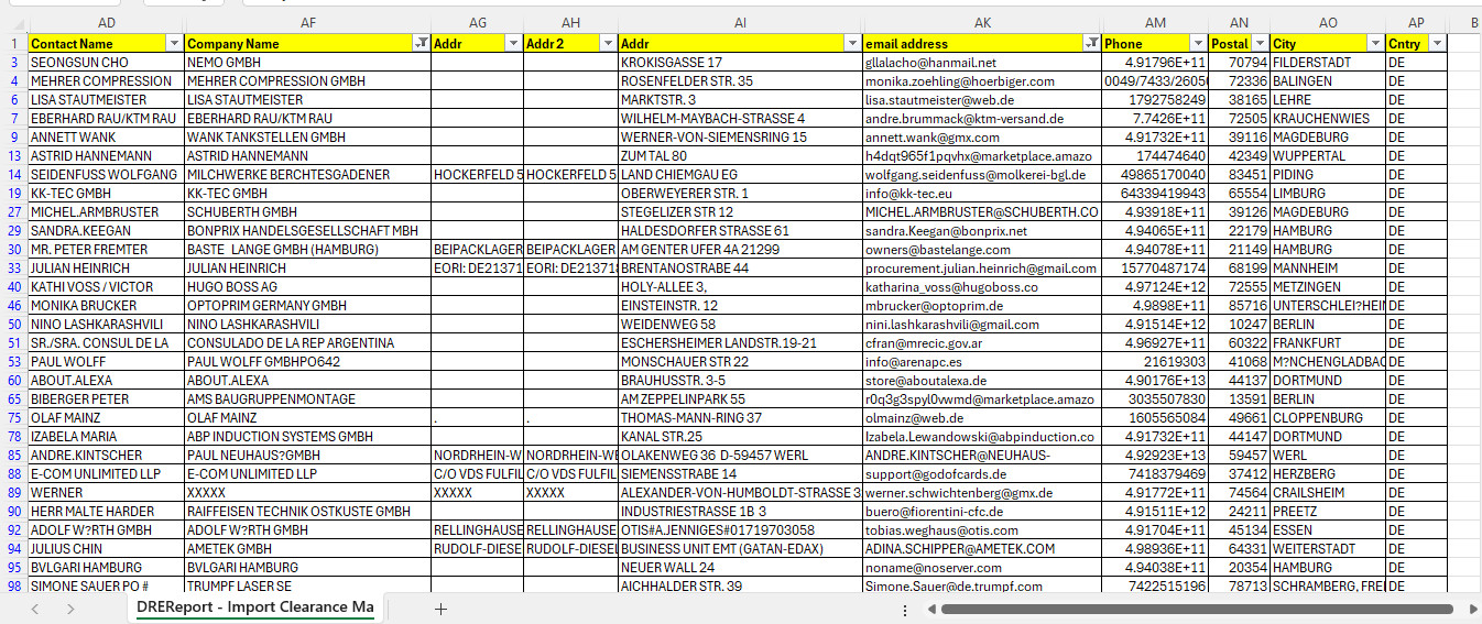 500K Germany Business Email Database | B2B Contact leads list (Digital Download)