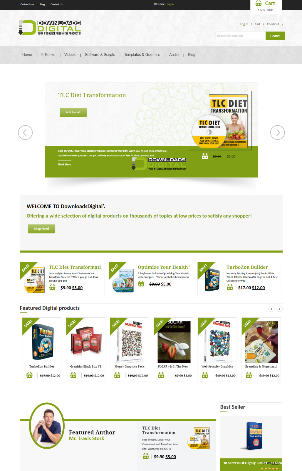 100% PURE PROFIT on Autopilot Book & Digital Downloads Store Business Website