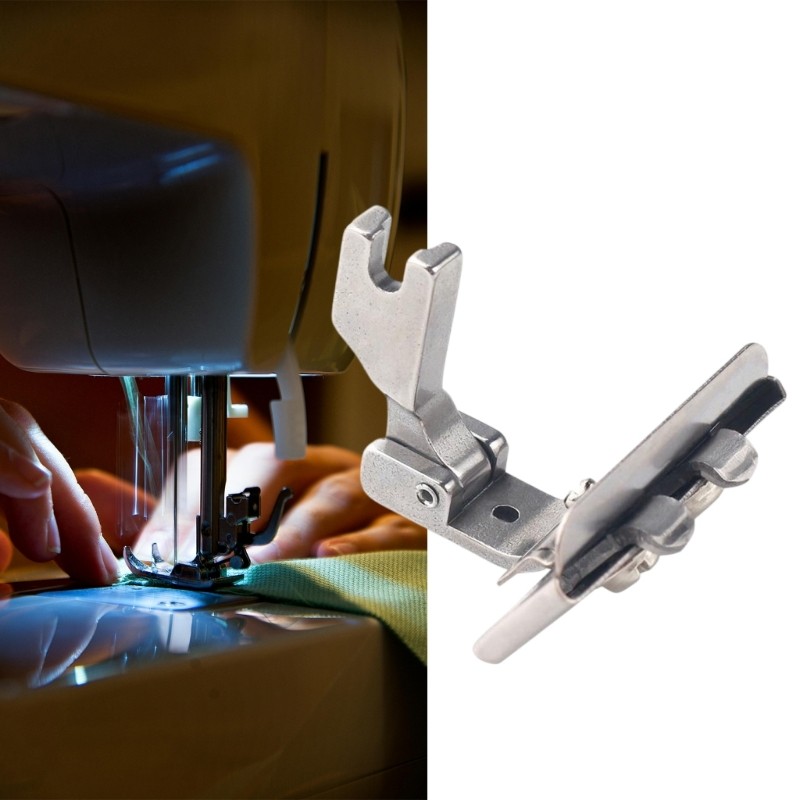 Left Right Adjustable Lace Tape Guide Presser Foot for Lace Rubber Tape Webbing