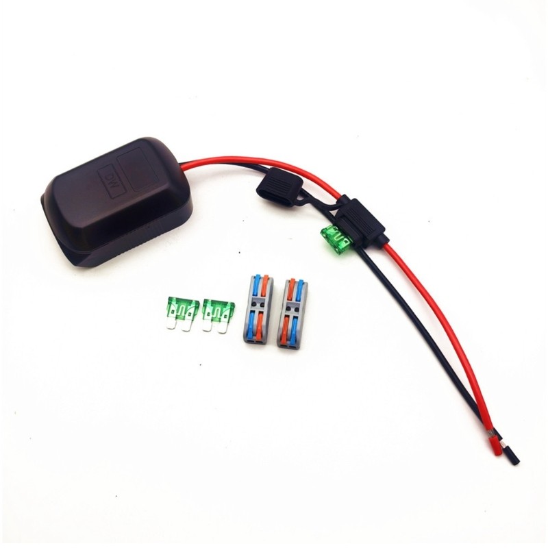 Universals Battery to Device Converters Safe Overloads Protections 12AWG Cable