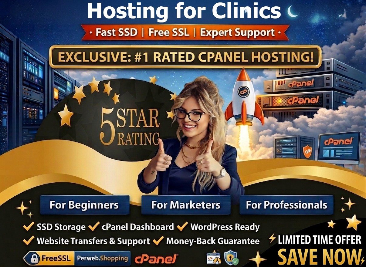 Hosting for Clinics – 🏥 Secure, Lightning-Fast & Unlimited | SSL | $14.99/Year!