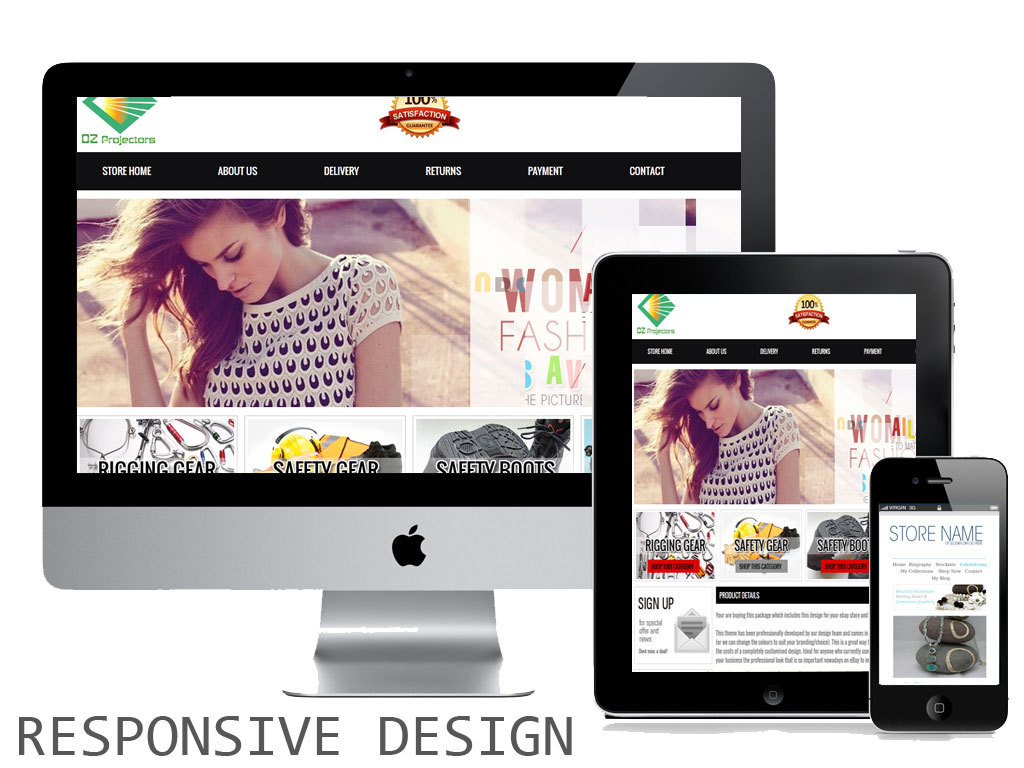 Ebay store and Listing Template design, auctiva, inkfrog, Vintage DESIGN