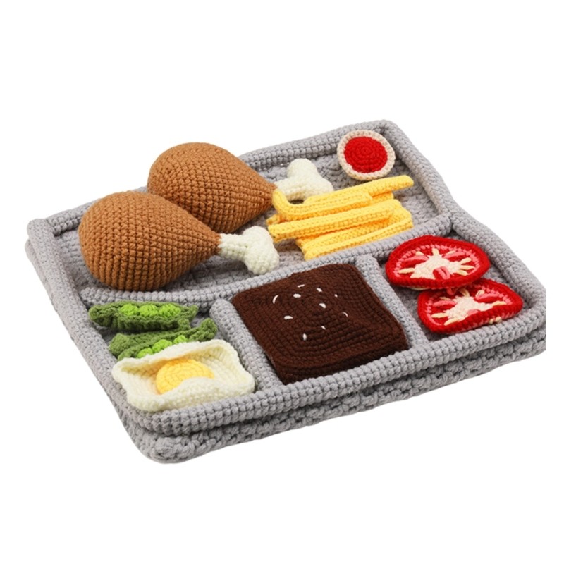 Dinner Plate Like Laptop Case Crochet Set for Beginner Adult with Instruction