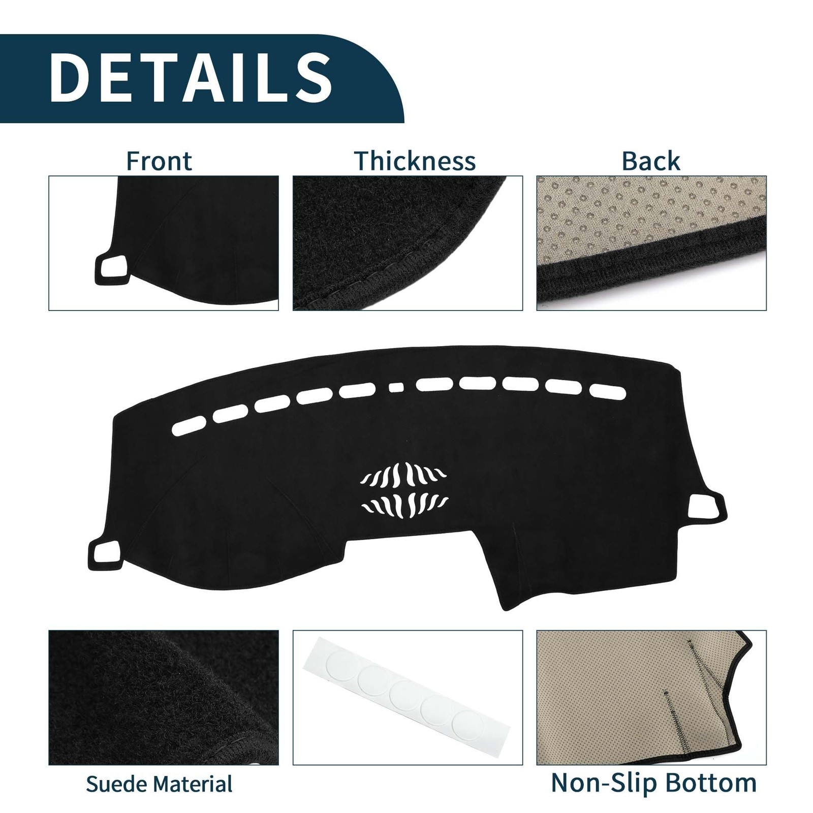 Dash Cover for FORD Explorer Non-Slip Dash Cover Mat | Front Dash Cover Mat B…