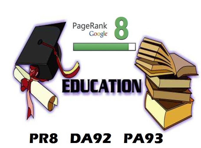 REAL BlogPost from PR8 .EDU , DA92, PA93, HIGH QUALITY Link and Dofollow !
