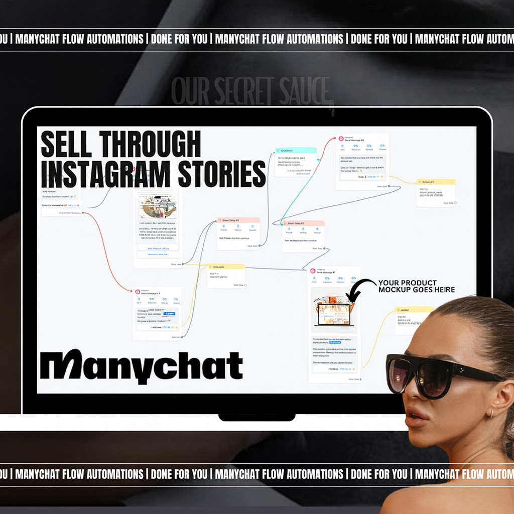Manychat Automation Flows: Email Marketing Templates (PLR & MRR)