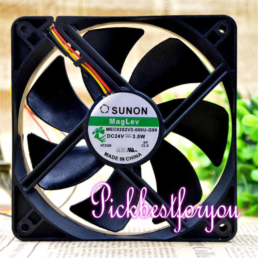 SUNON MEC0252V2-000U-G99 24V 3.5W 12025 Inverter cooling fan #MS08 QL