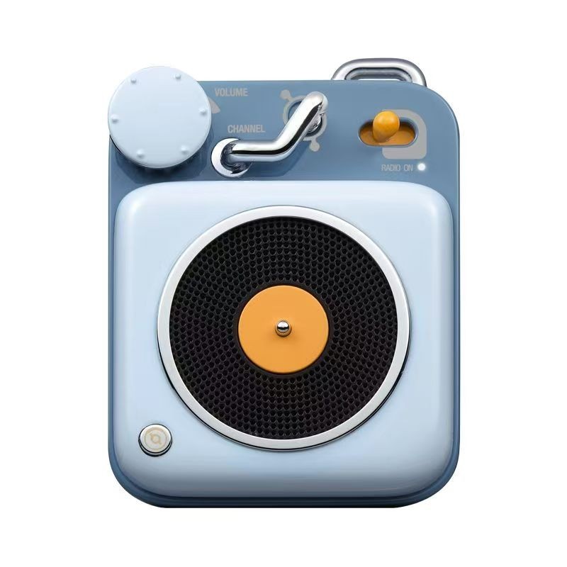 Elvis Audio Atomic Turntable B612 Mini Cute Retro Bluetooth Speaker