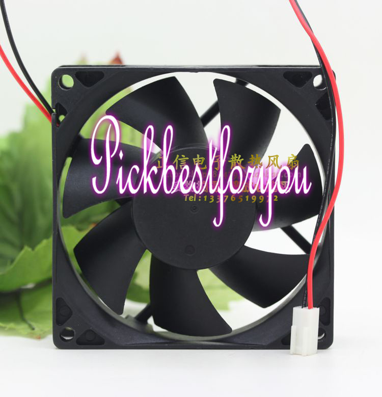 RUILIAN RDH8025B2 DC24V 0.15A 80*80*25MM 2wire Mute Chassis cooling fan #M46A QL