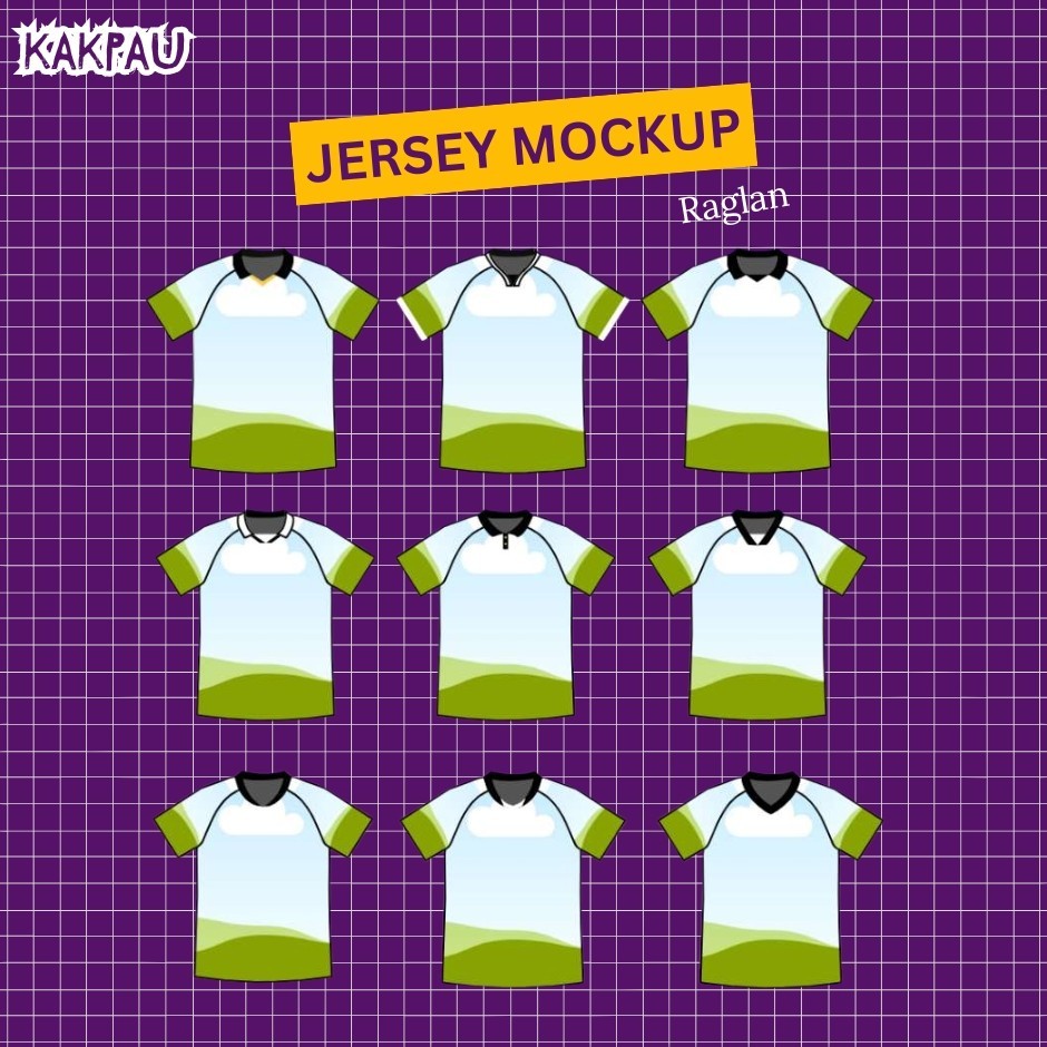 Bundle Editable Mockup Jersey Soccer Templates on Canva