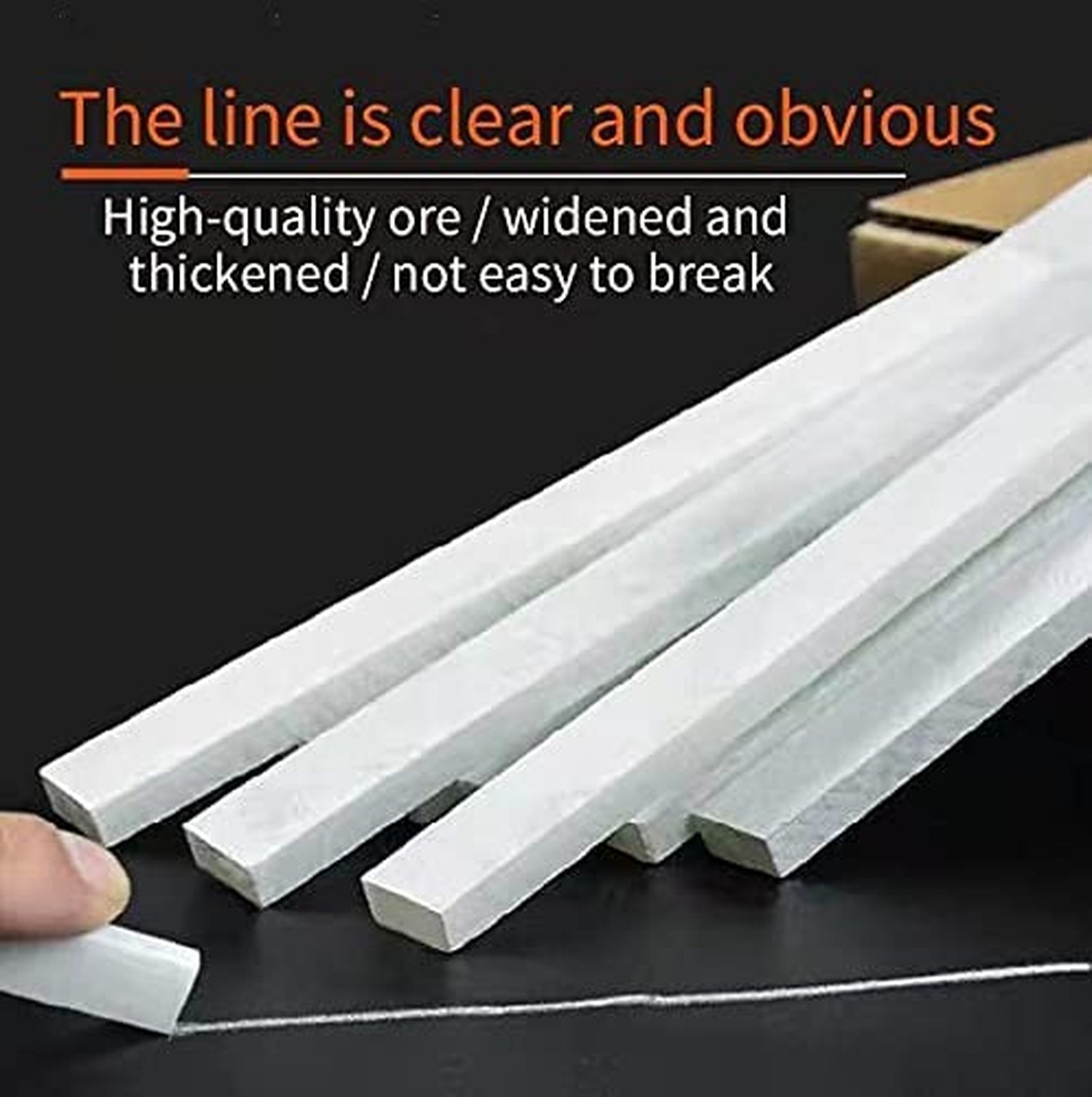 Soapstone Pencil 27 Pack Flat Chalk Marker for Welding Metal Construction Textil